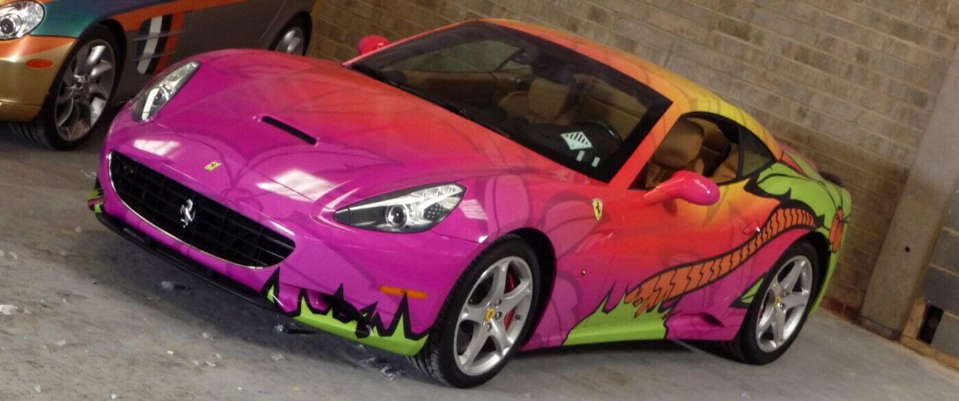 A fun car wrap design from one of the best car wrapping companies in Surrey