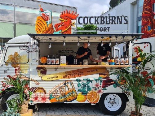 Cockburn's mobile bar Citroen H-Van