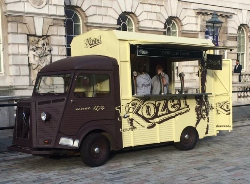 Kozel Beer branded Citroen H-Van conversion