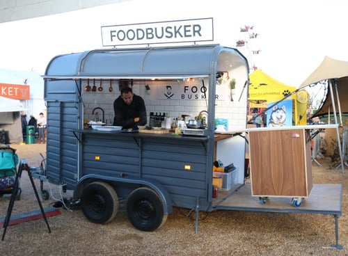 Food Busker horsebox trailer bar