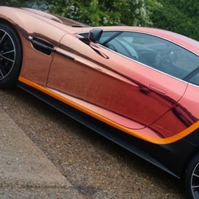 Aston Martin Chrome Wrap