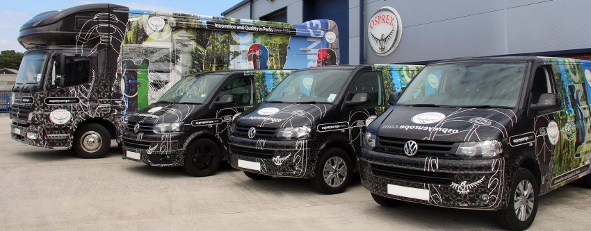 Osprey-Fleet-Graphics-Black-Photorealistic-VW-Transporters-Mercedes-Atego-Raccoon