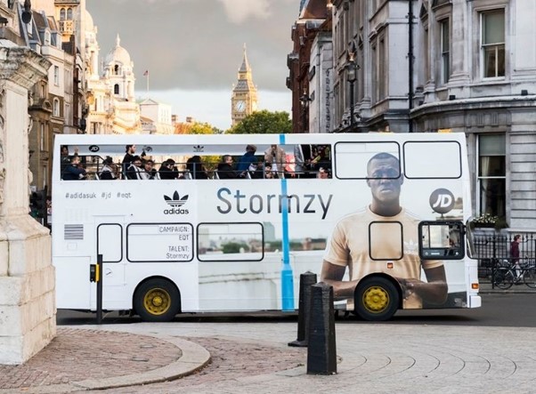 A glorious vehicle wrap we did featuring Stormzy