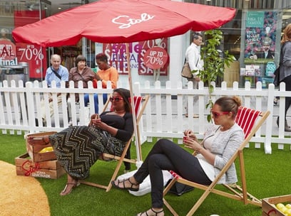Pop-up event display products - parasol