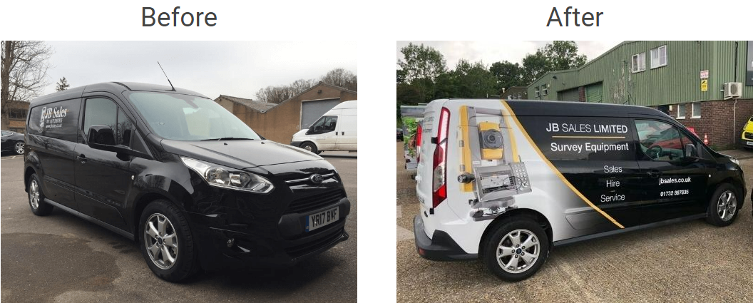 The difference a high quality vehicle wrap makes