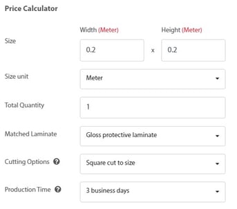 Vehicle wrap pricing calculator