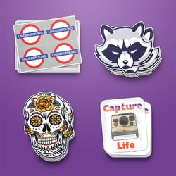 Raccoon Branding store - custom printed stickers, decals and vinyls
