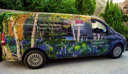 Van Signage - We Love Plants