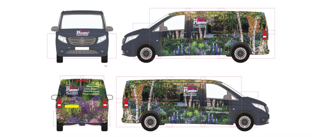 We Love Plants Vehicle Template
