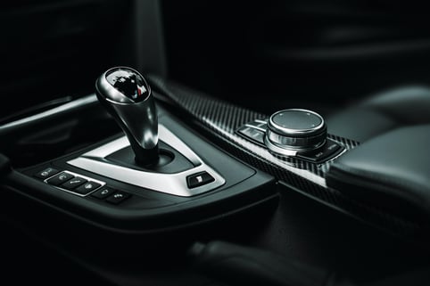 interior console carbon fibre wrap detailing