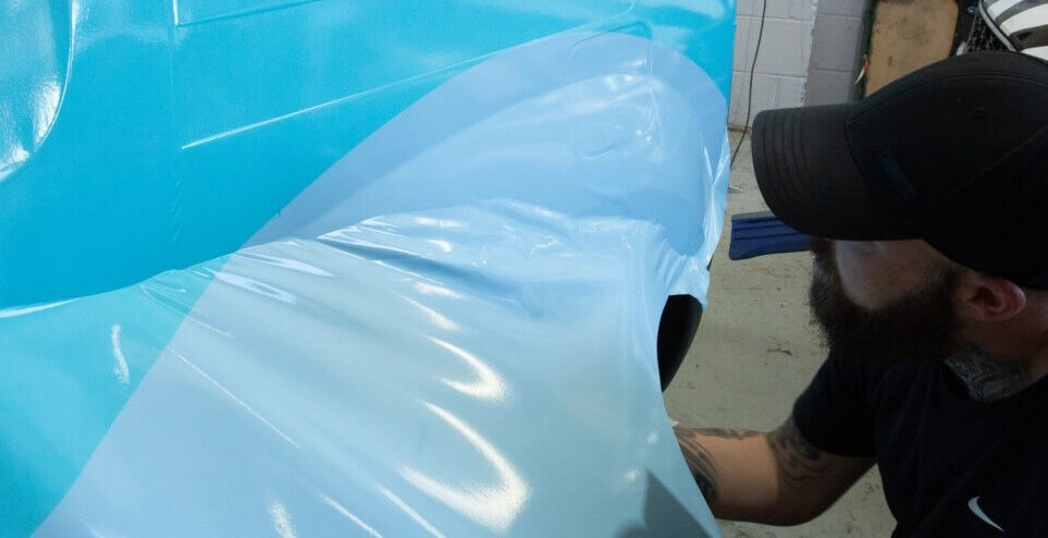 Wrapping a leased car or van.
